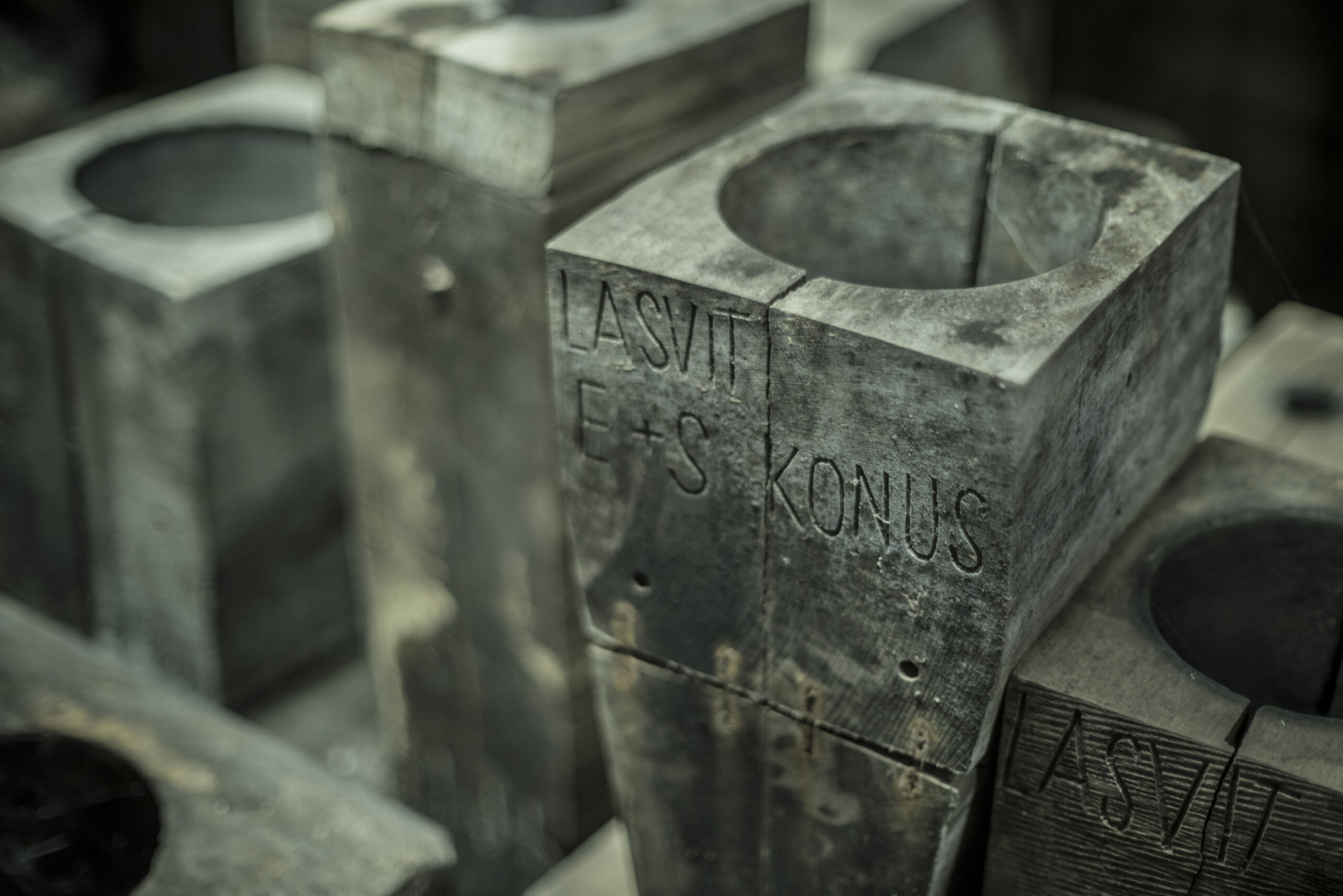 Lasvit glass casts for production