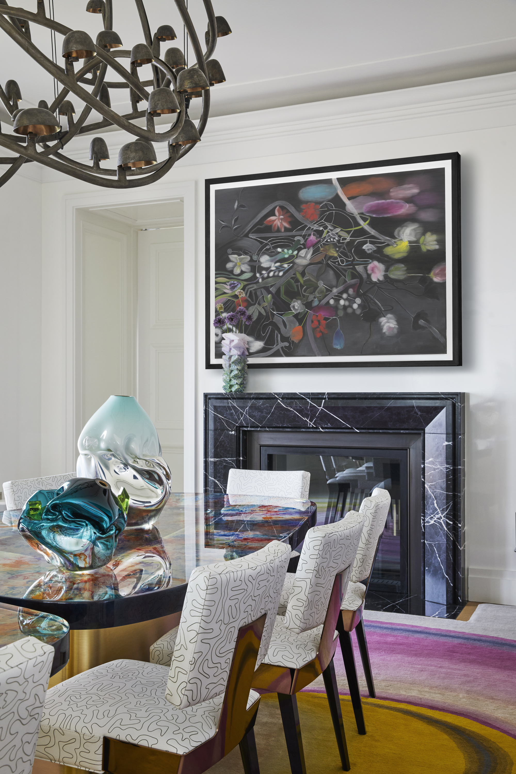 Central Park South, Dining Room, Photography by Genevieve Garruppo