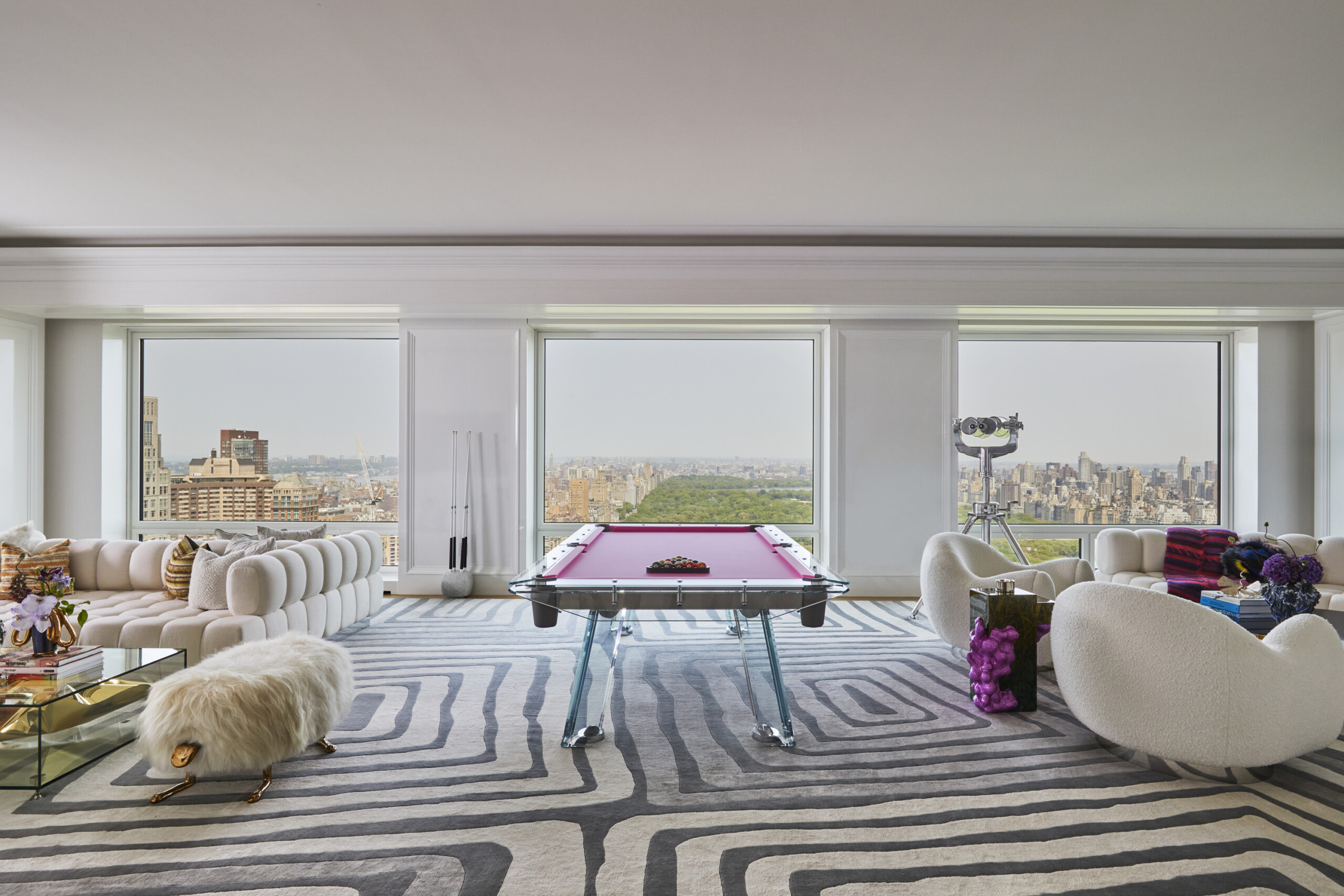 Central Park South, Living Room, Photography by Genevieve Garruppo