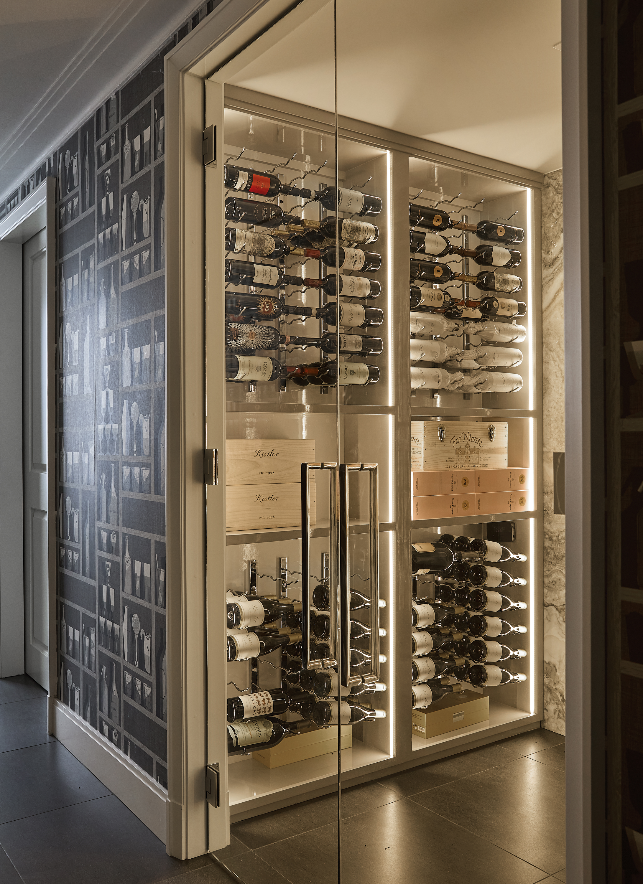 Gold Coast Townhouse, Wine Cellar, Photography by Genevieve Garruppo