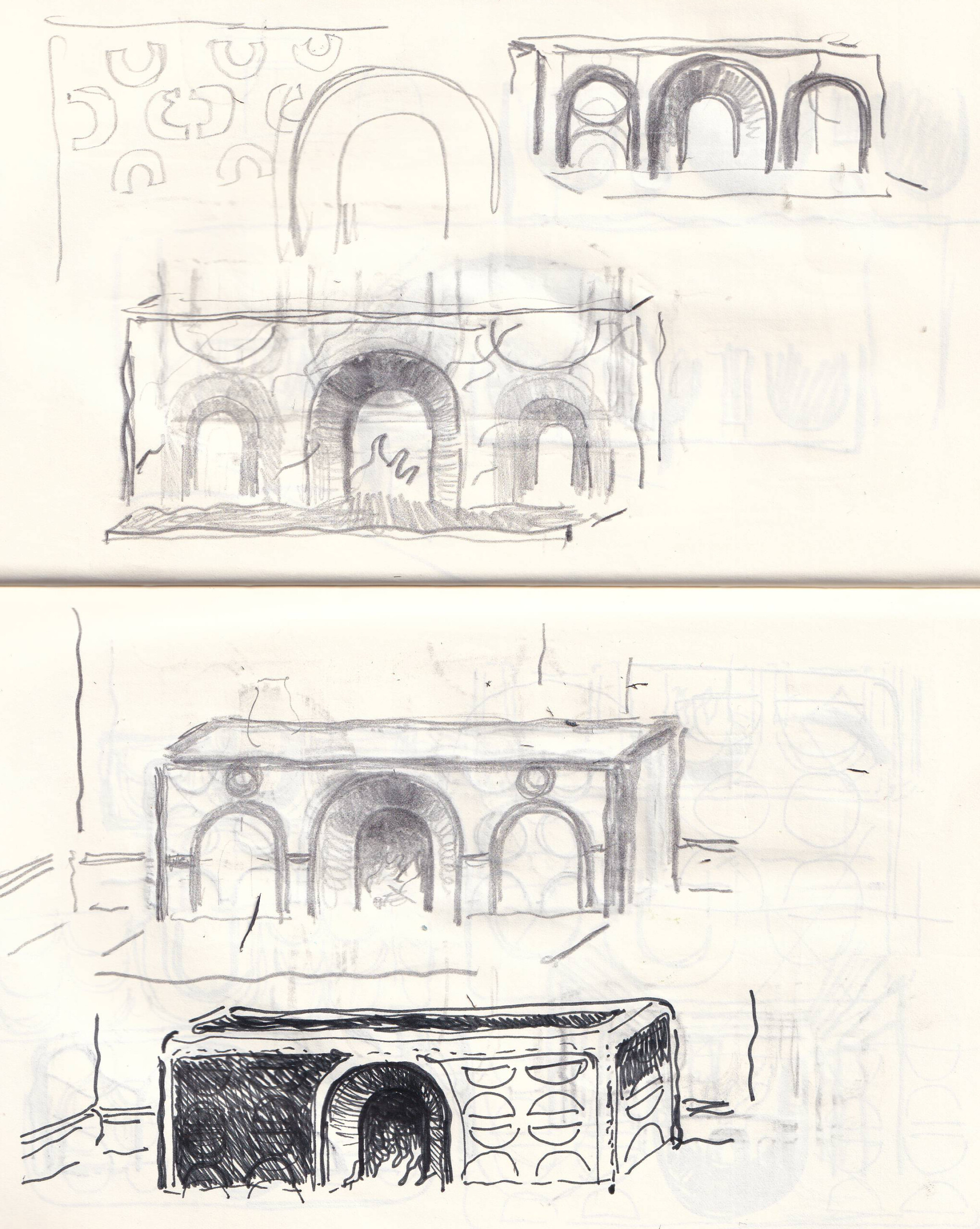 sketch fireplace 2