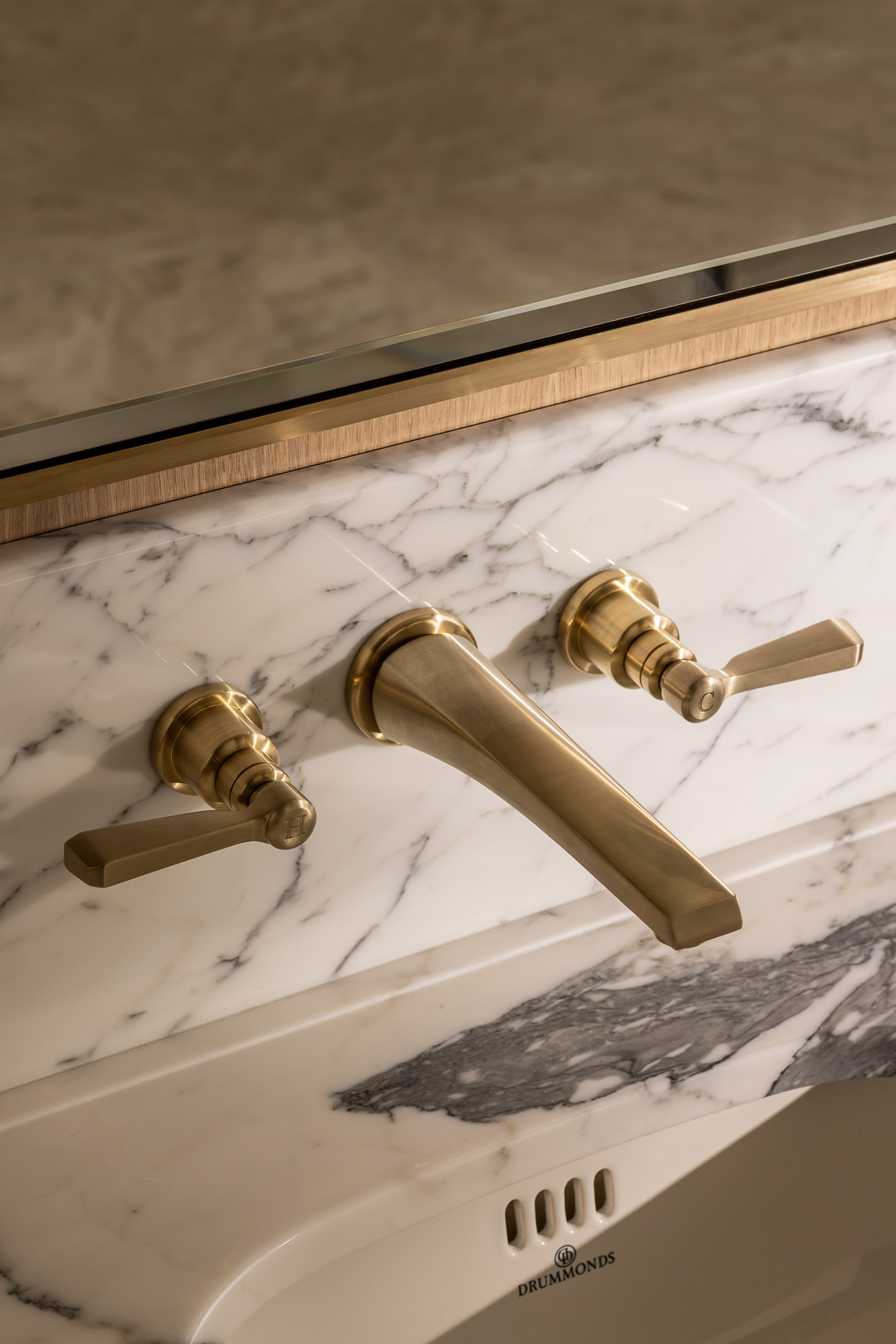 Coastal Oasis bathroom styled for an editorial shoot to showcase the Hudson Collection, a product...