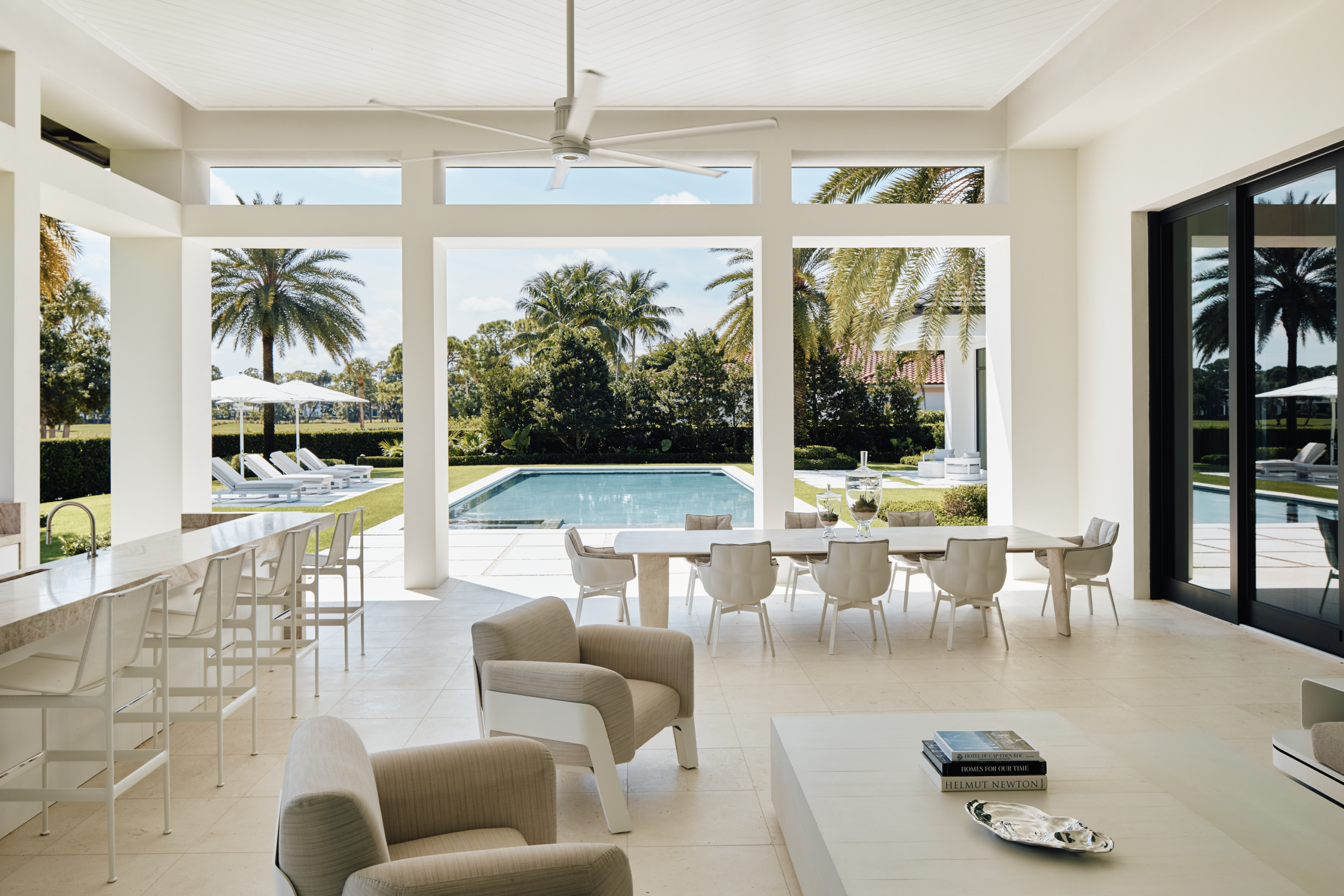Palm Beach Gardens Home, Patio, Photography by Blaine Davis