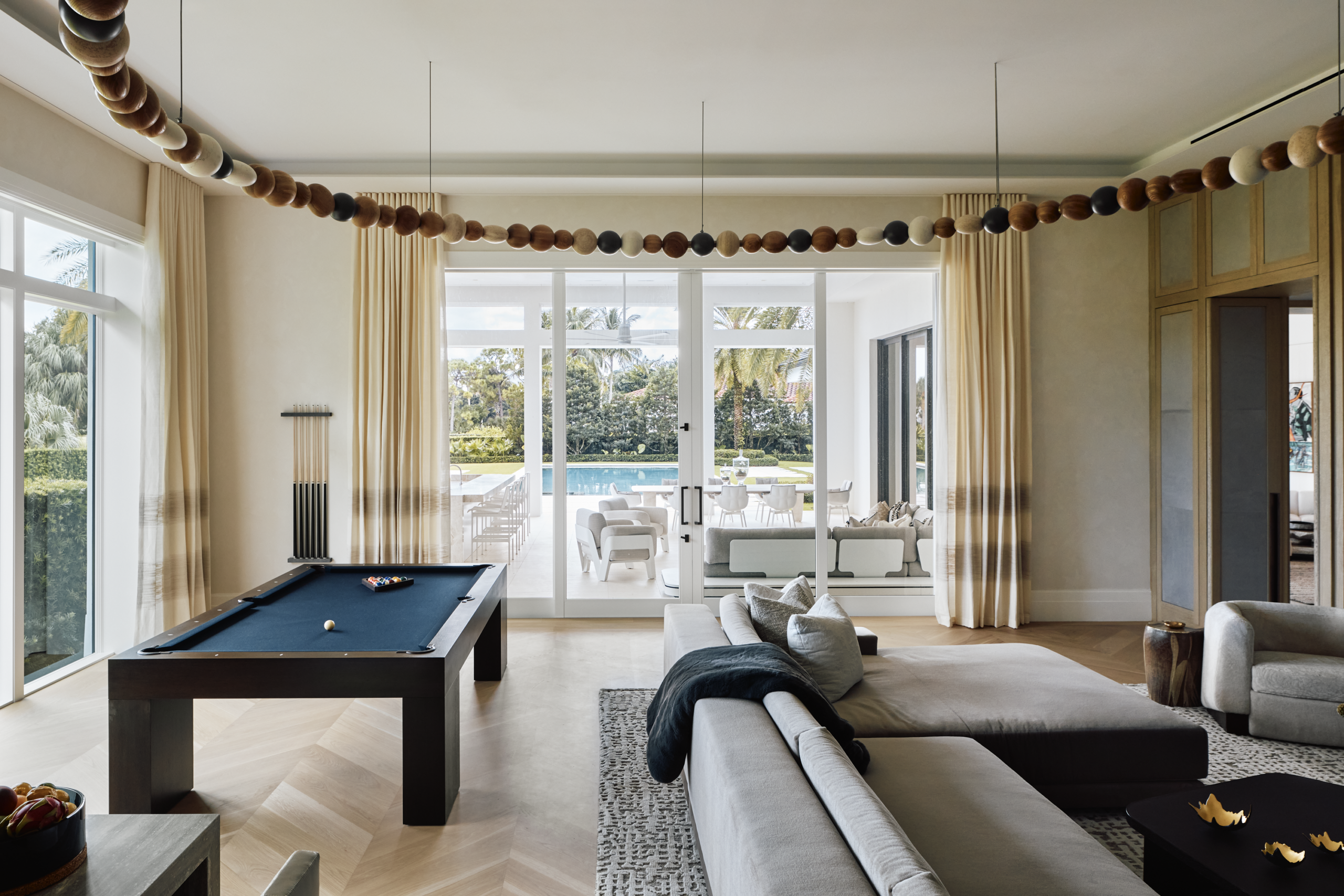 Palm Beach Gardens Home, Game Room, Photography by Blaine Davis