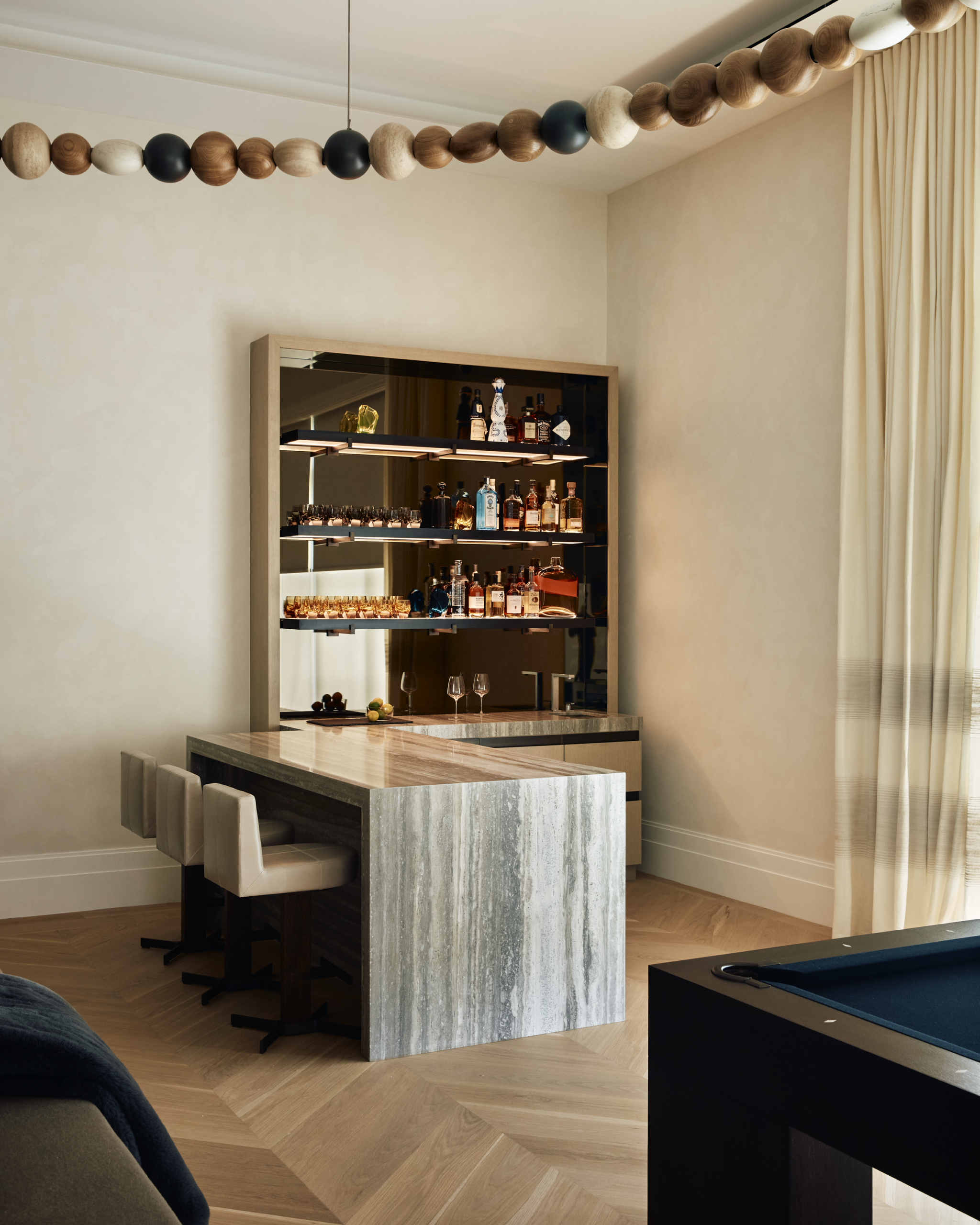 Palm Beach Gardens Home, Game Room, Photography by Blaine Davis