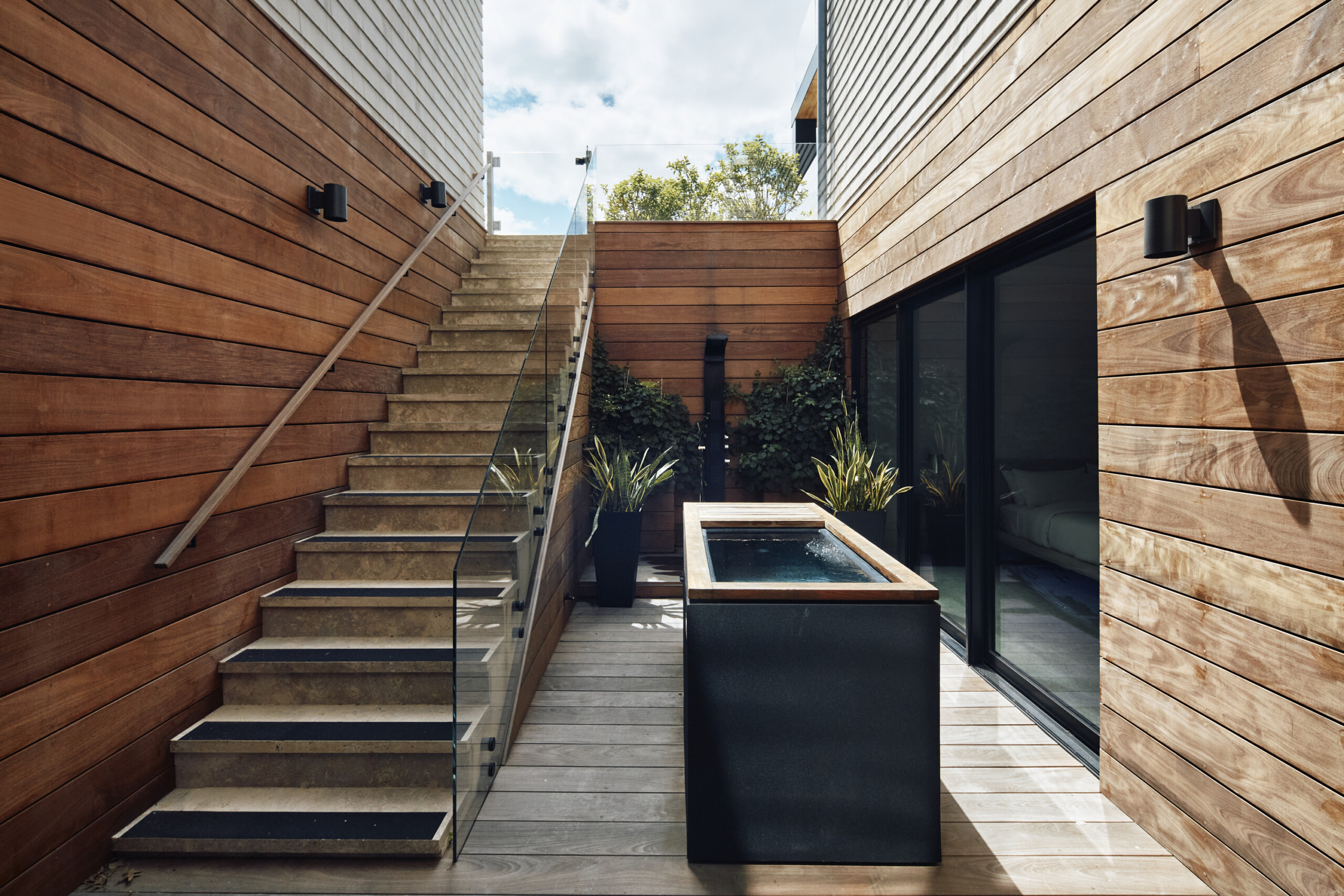 Rose Hill Residence, Cold Plunge, Photography by Blaine Davis