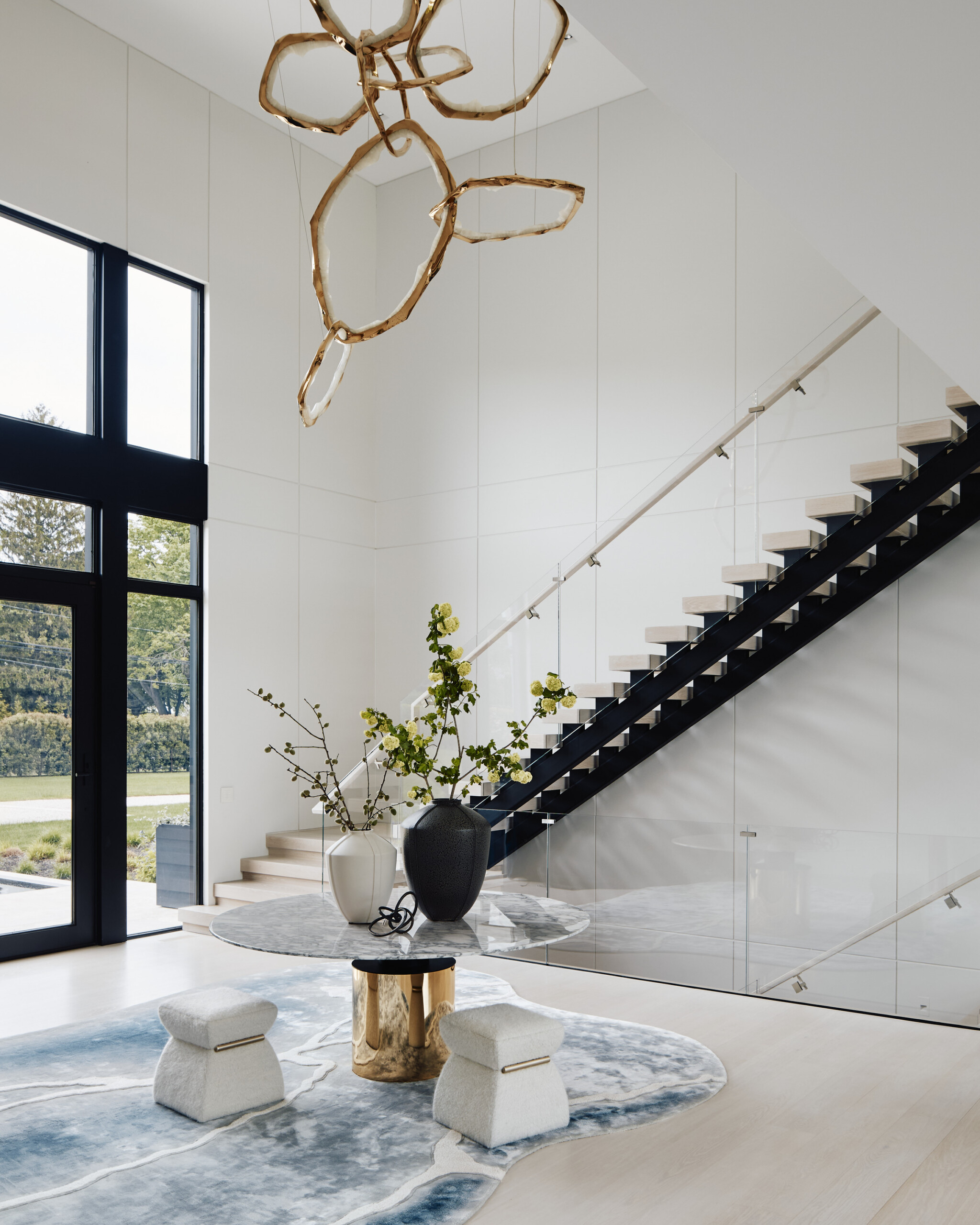 Rose Hill Residence, Entry, Photography by Blaine Davis
