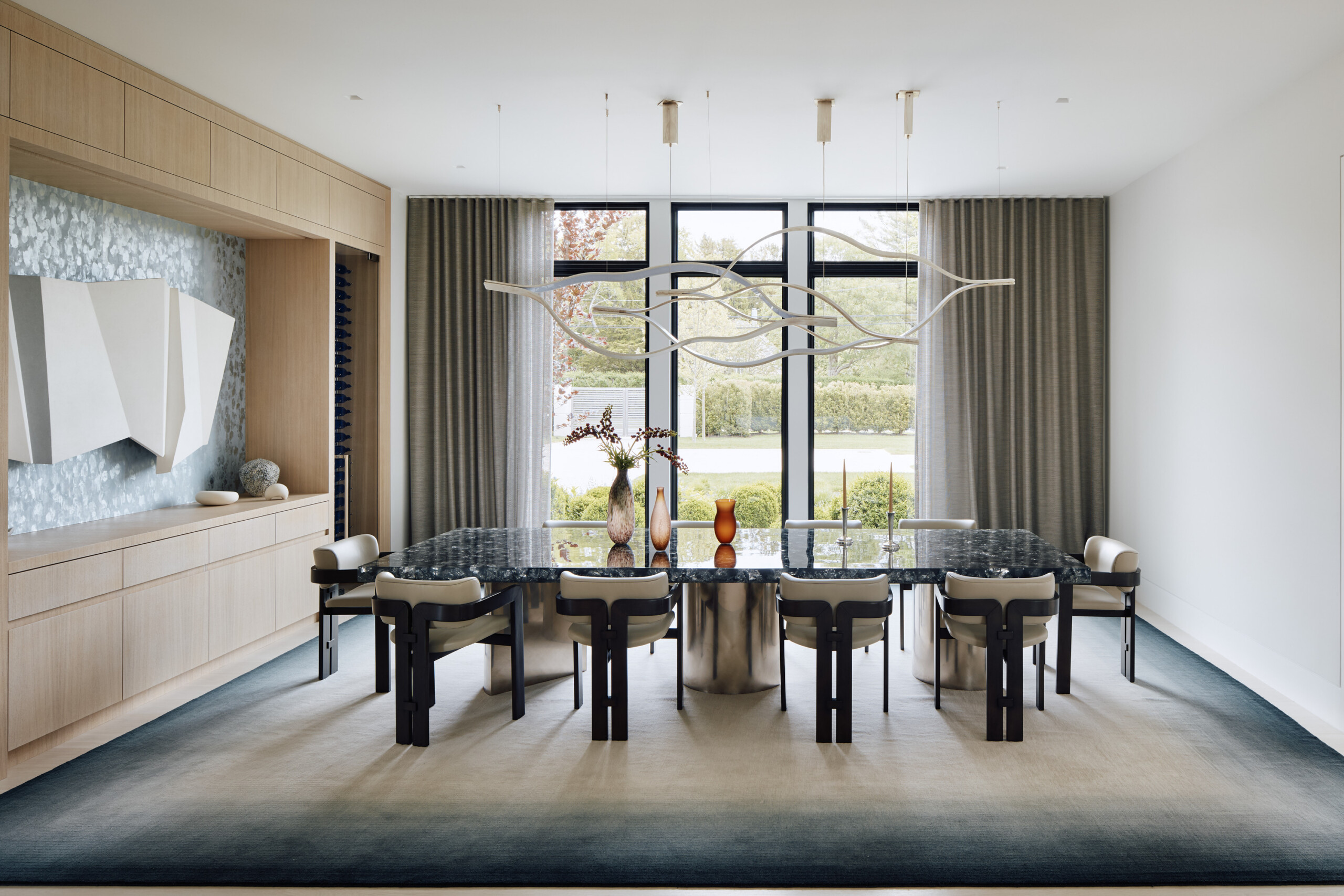 Rose Hill Residence, Dining Room, Photography by Blaine Davis