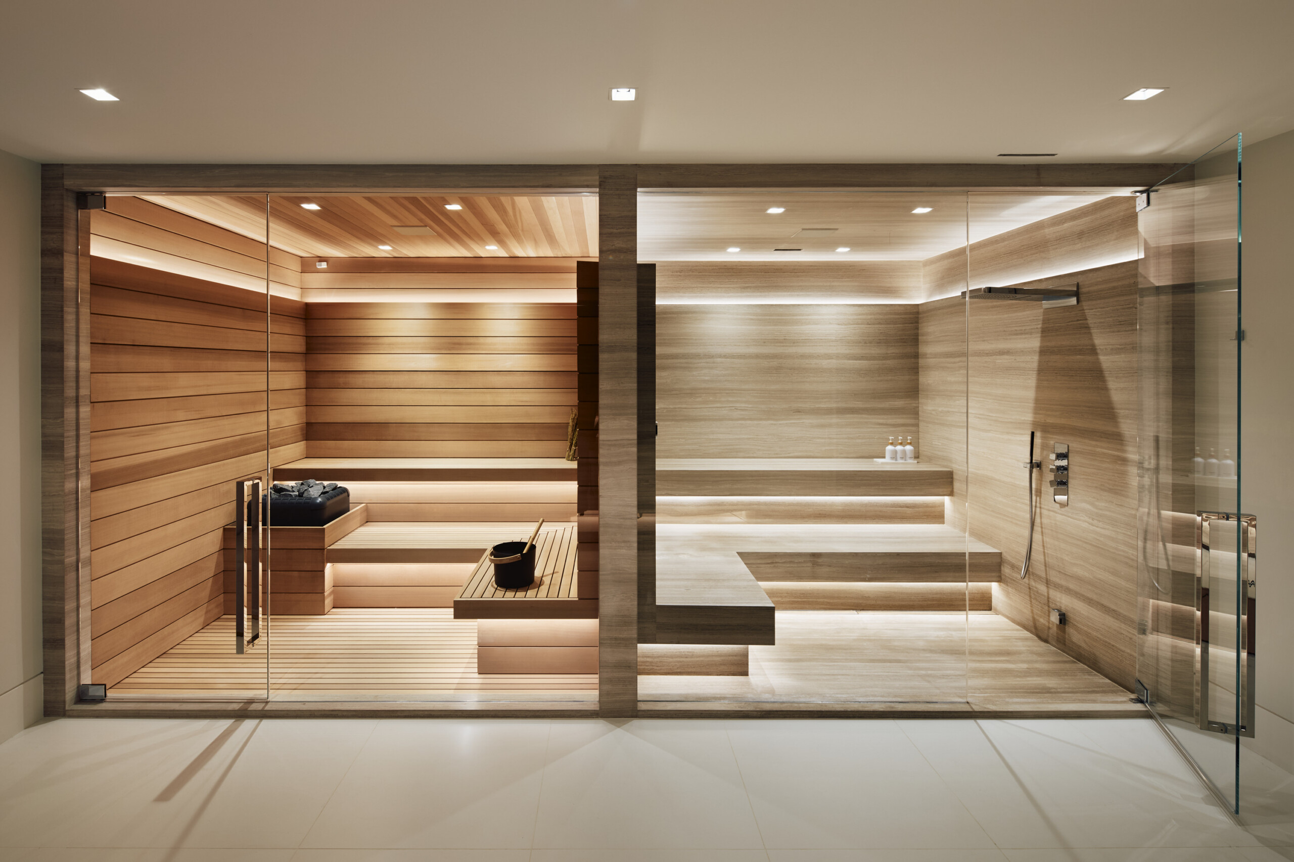 Rose Hill Residence, Spa, Photography by Blaine Davis