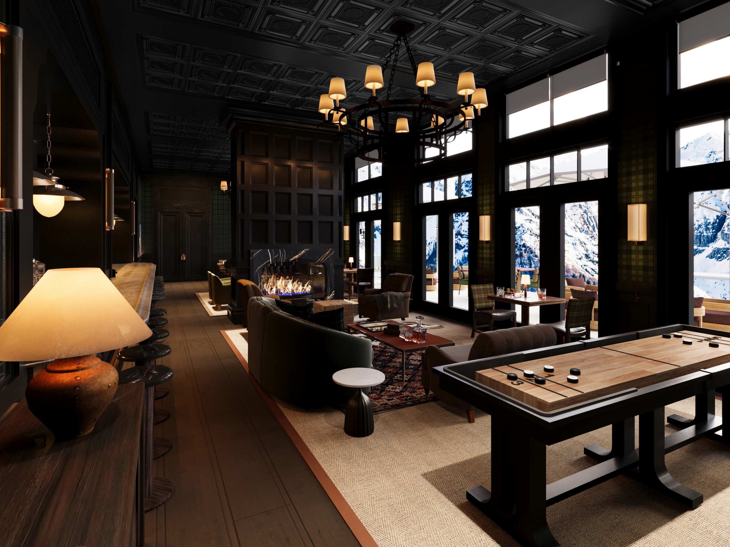 The Alpine Club, Render